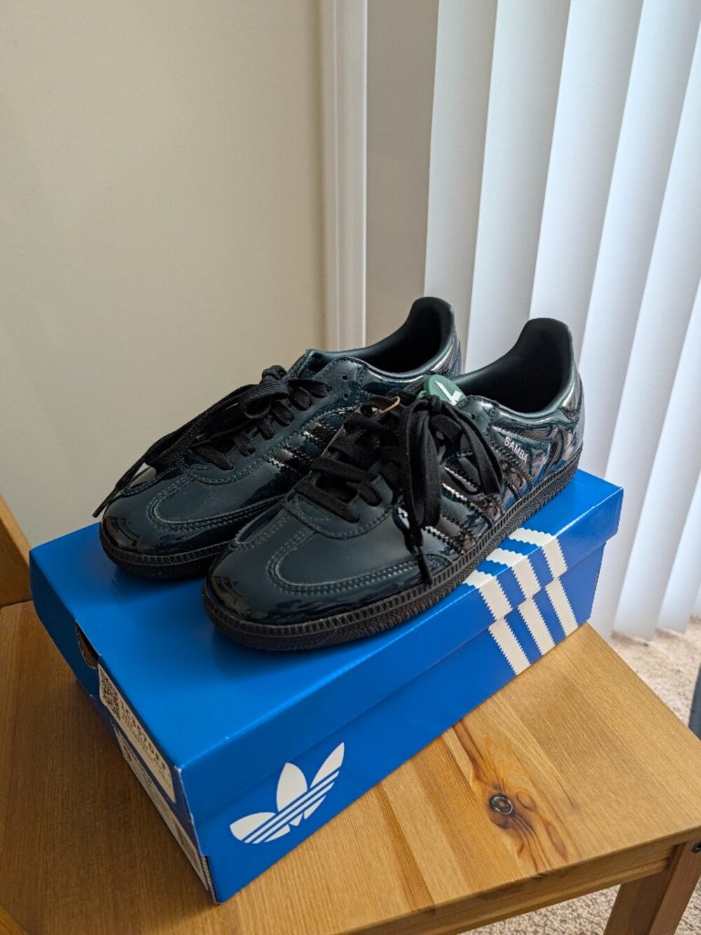 adidas Samba OG Aurora Ivy Black Patent
